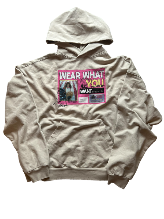 wear what you want hoodie